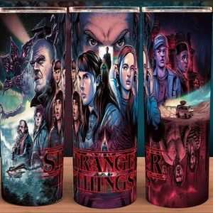 Stranger Things Comic Style Tumbler 20oz
